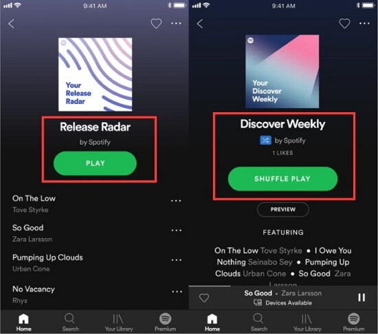Spotify Shuffle Play