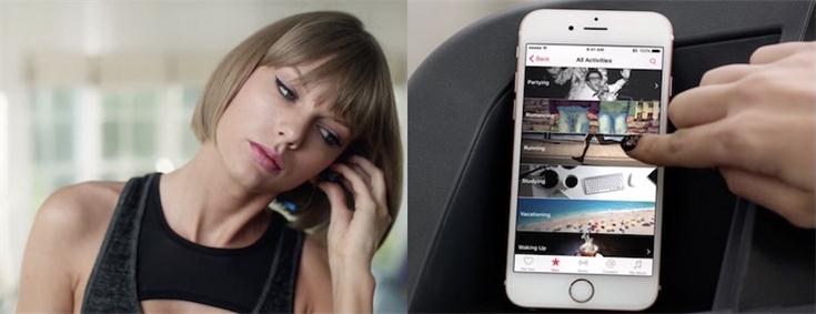 Taylor Swift Act in Apple Music Ad
