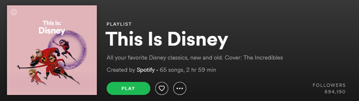 This is Disney Playlist