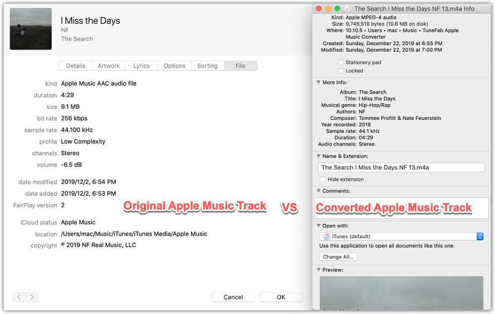 Conversione musiic di Apple di alta qualità