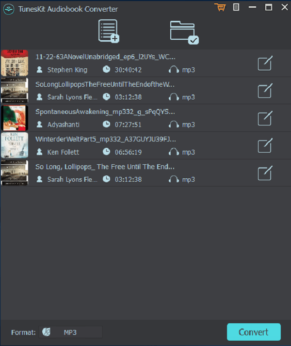 Версия Windows TunesKit Audiobook Converter