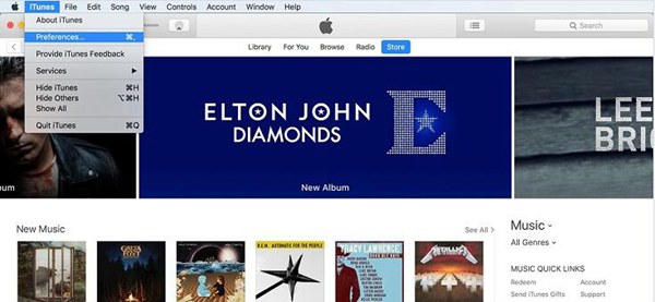 Turn on iCloud Music Library in iTunes