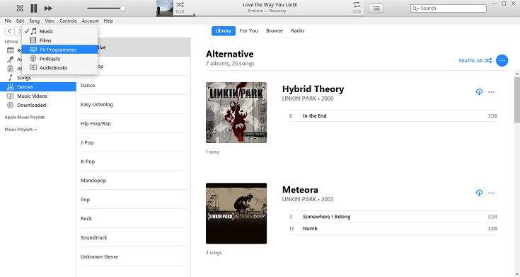 Turn On iTunes Music Library