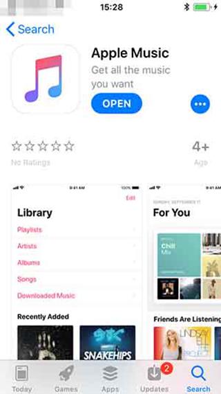 Actualizar Apple Music