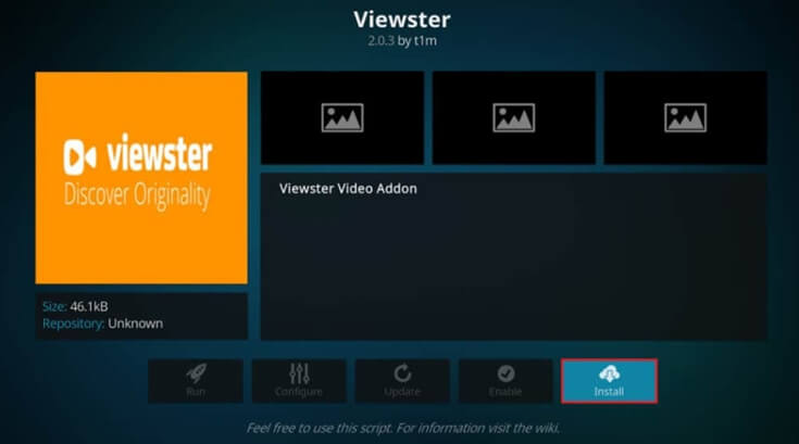 Viewster Addon