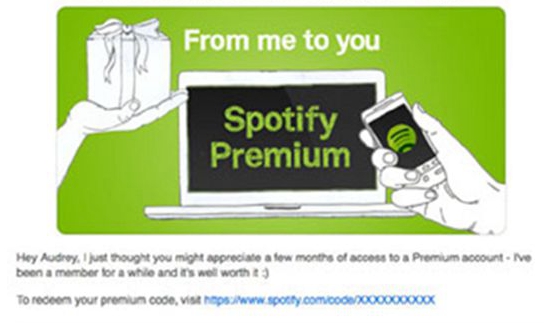 Come ottenere e riscattare le carte regalo Spotify