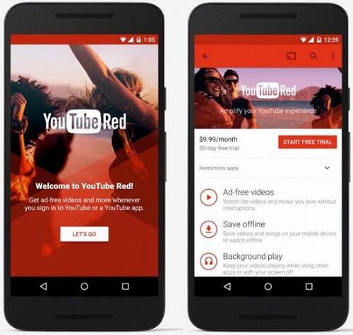 YouTube Red Function