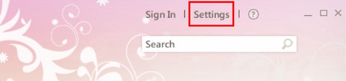 Zune Software Settings