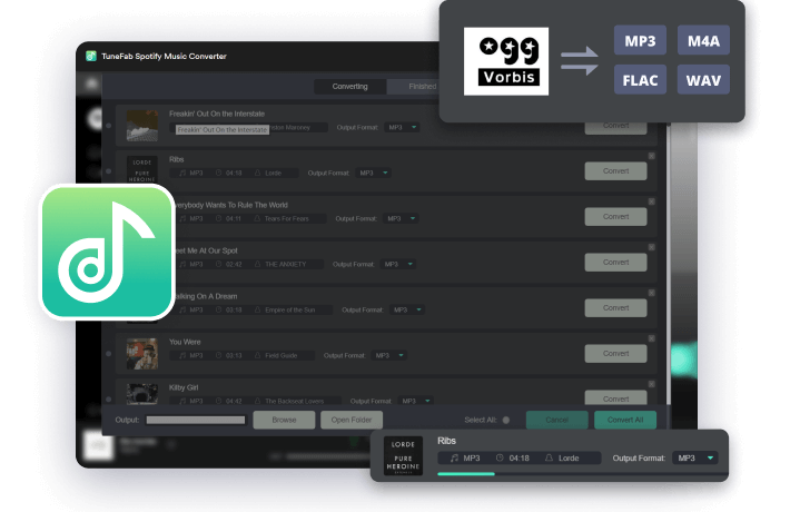 TuneFab Spotify Music Converter – Best Music & Podcast Downloader