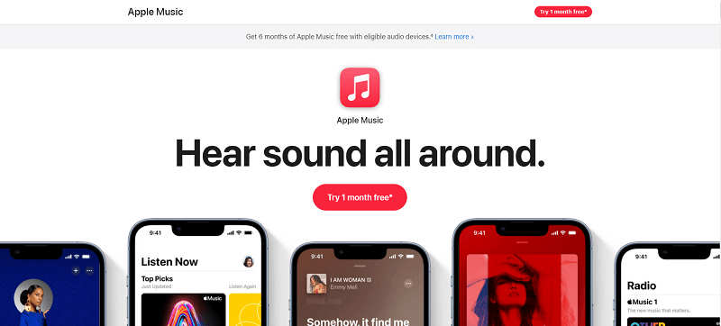 Apple Music 1-Month Free Trial