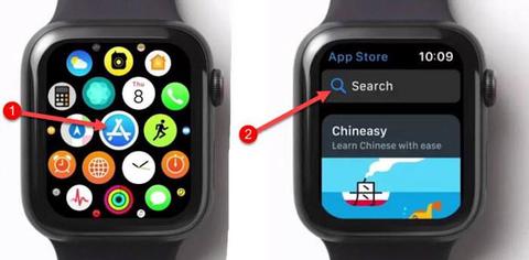 Store music store on apple watch