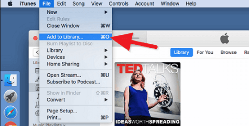 Add Audiobook to Library iTunes