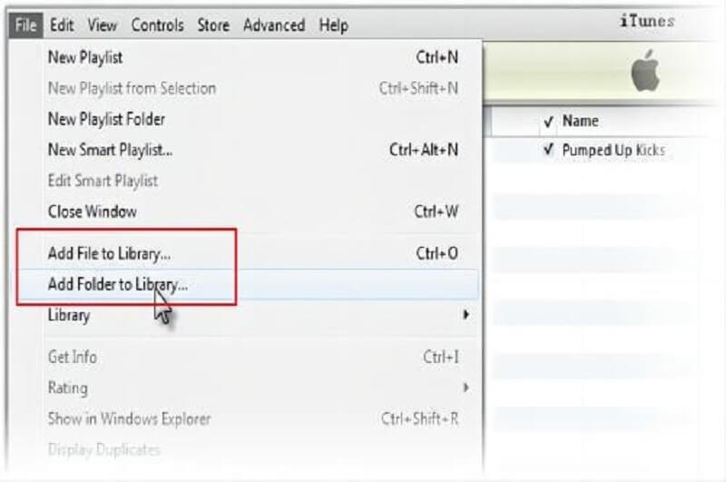 Add Folder to iTunes Library for Windows