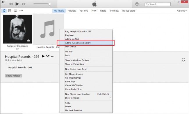 Add Local Apple Music to iTunes