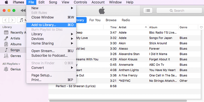 Add Music to iTunes Library