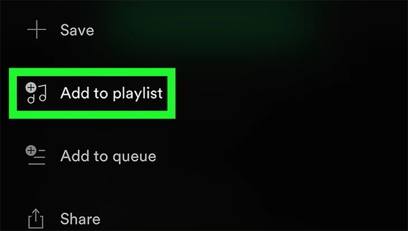 Add to Playlist Button on Spotify Playlists