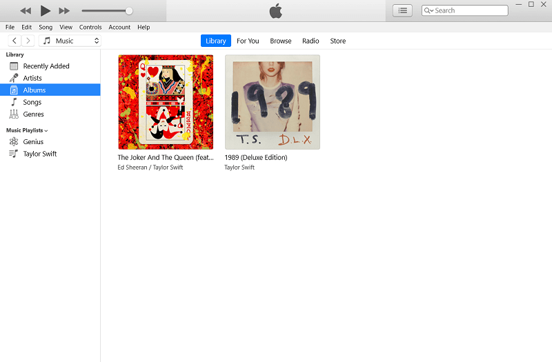 Check Albums on iTunes