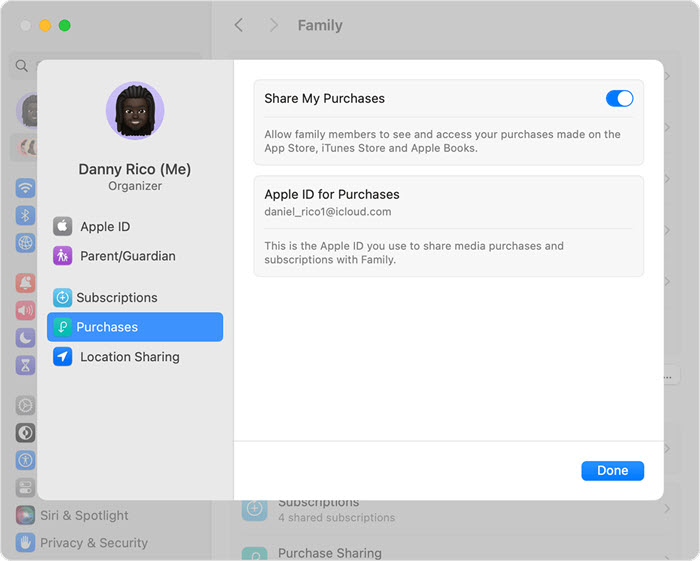 Apple ID for Purchase on Mac