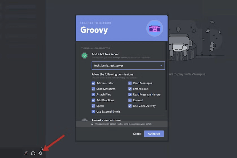 Authorize to Add Spotify Bot to Discord