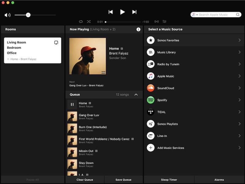 Sonos App Play Spotify Songs