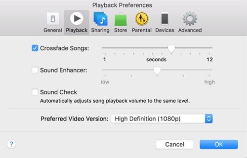 Enable Apple Music Crossfade on Computer