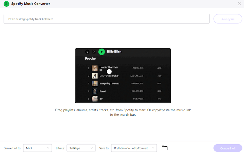 Process Spotify Music Conversion By Connecting via Spotify App