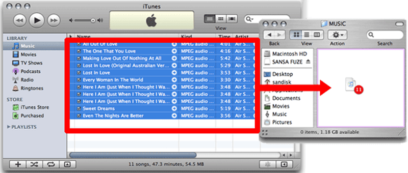 Convert Music to MP3 Player Using iTunes