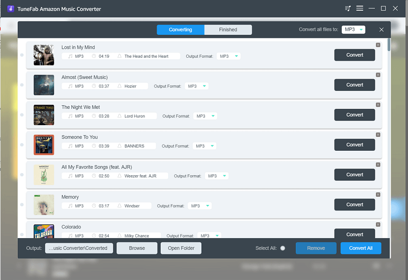 Convert Amazon Songs to MP3 in Batch