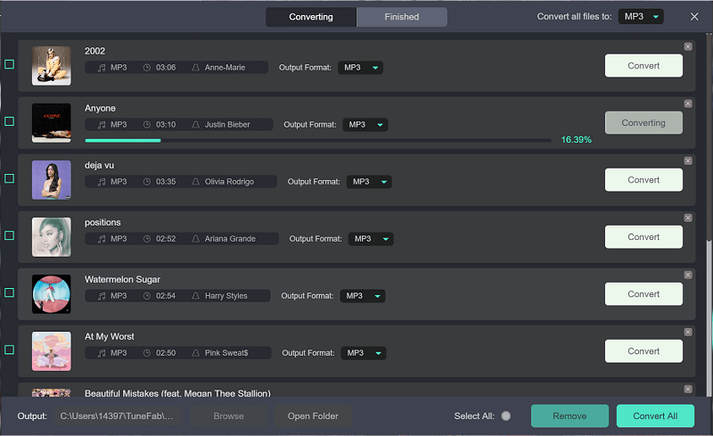 Now you can listen and download your favorite songs in format MP3