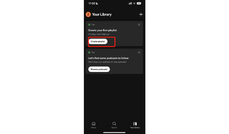 Create Spotify Playlists on Mobile