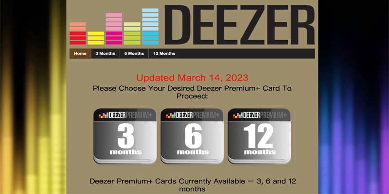 Get Deezer Premium Free from Blog