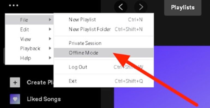 Disable Spotify Offline Mode on Desktop