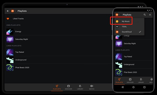 Add Spotify Music to djay Pro on Android
