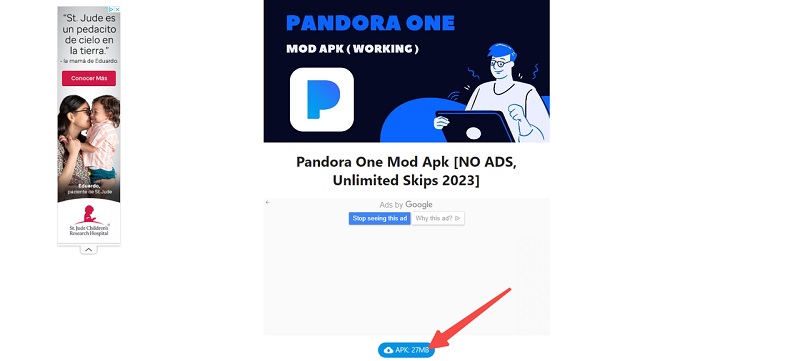 Download Pandora Cracked APK