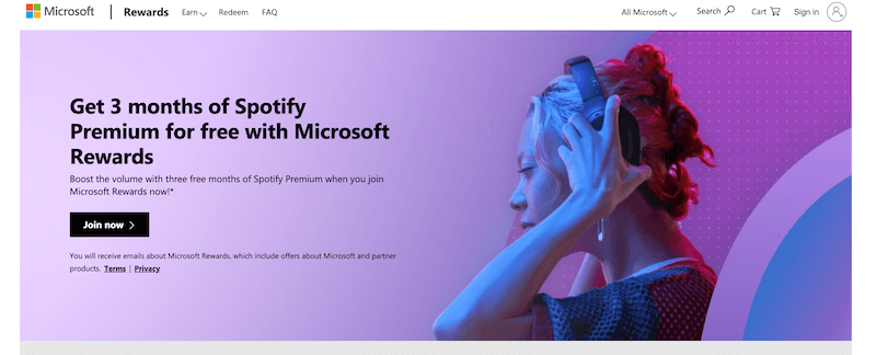 Join Microsoft Rewards Member