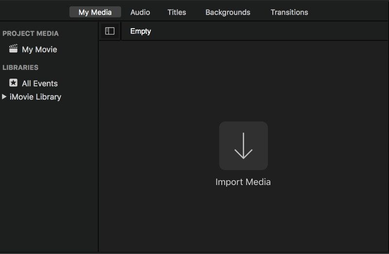 Import Media from Local Device Interface