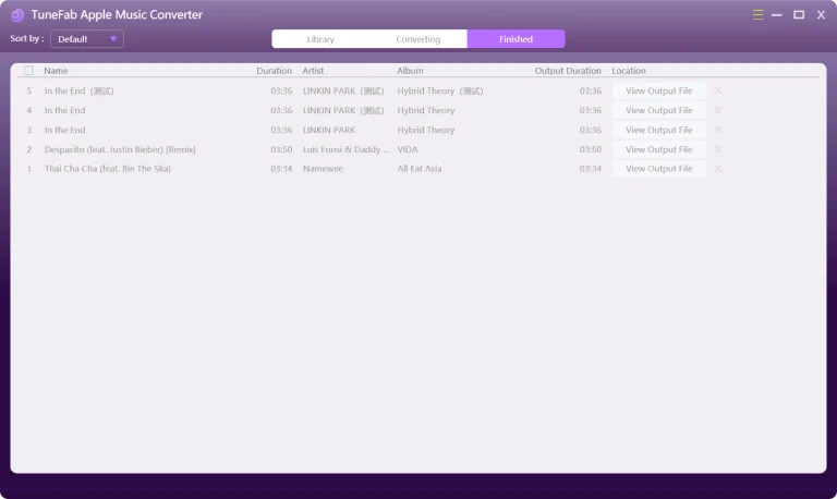 Конвертируйте iTunes Music в автономные песни без DRM