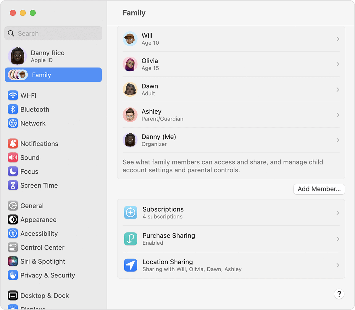 Invite Others to Join Apple Music Family Group in Settings