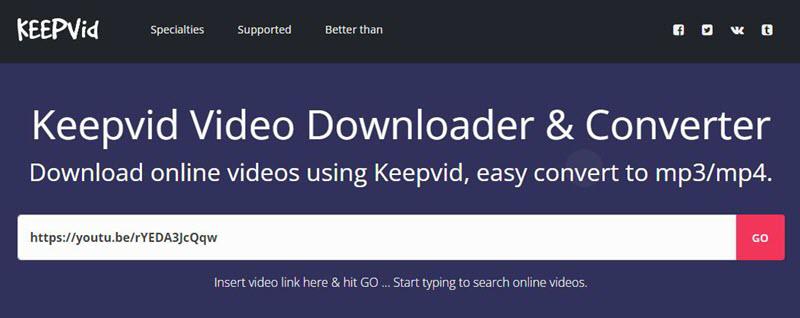 KeepVid Online