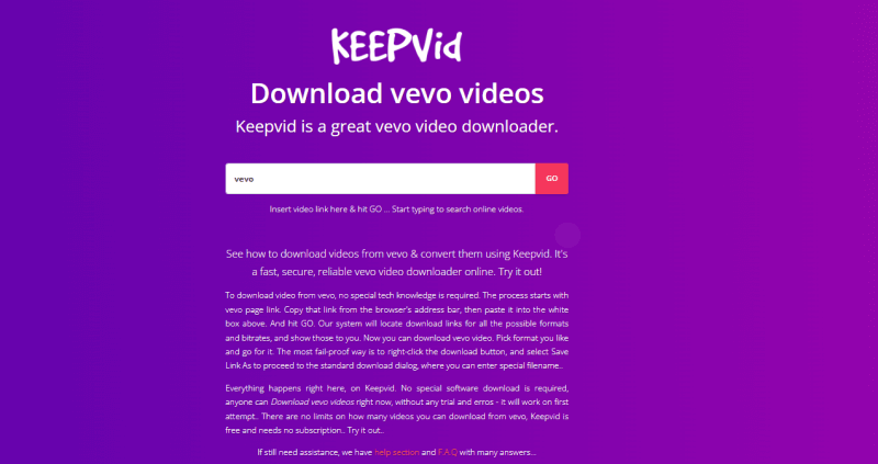 4k video downloader vevo