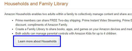 Share  Prime Membership with Your Family-  Household 