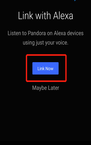 Link Pandora to Alexa