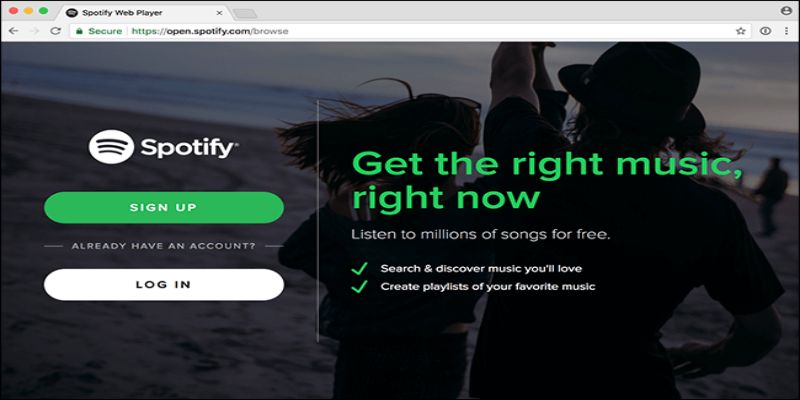 Spotify - Reproductor web: música para todos