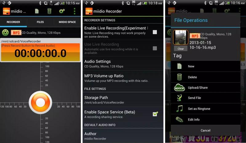 Miidio Spotify Recorder Android