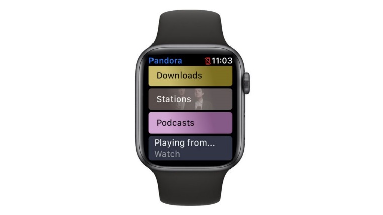 Play Pandora Music on Apple Watch