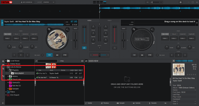 Import Spotify to Virtual DJ