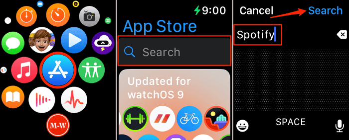 Stream spotify on best sale apple watch without phone