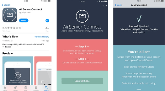 Set up AirServer Connect on iOS