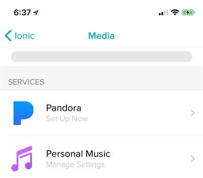 How to Set Up Pandora on Fitbit Ionic
