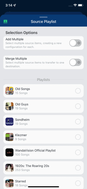 SongShift Transfer Spotify Playlist to Amazon